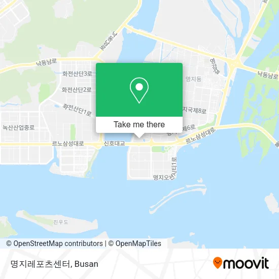 명지레포츠센터 map