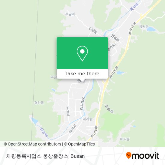 차량등록사업소 웅상출장소 map