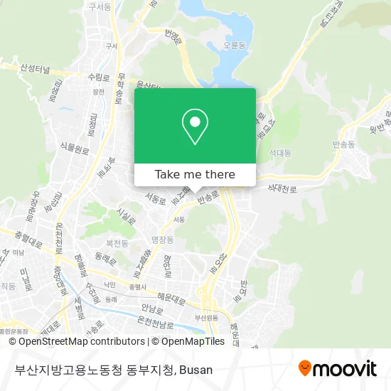 부산지방고용노동청 동부지청 map