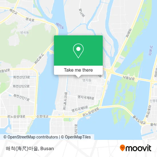 해척(海尺)마을 map