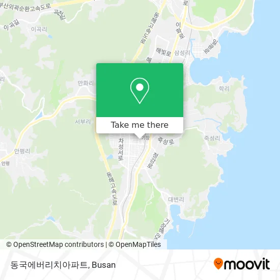 동국에버리치아파트 map