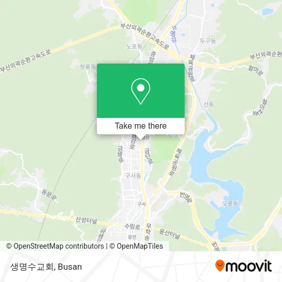 생명수교회 map