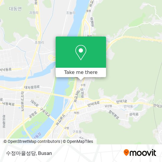 수정마을성당 map