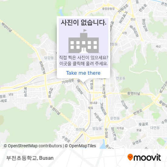 부전초등학교 map