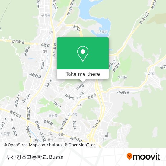 부산경호고등학교 map