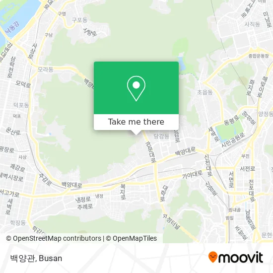백양관 map