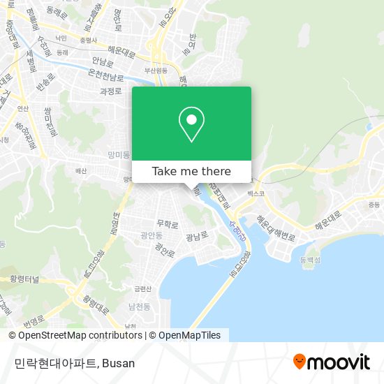 민락현대아파트 map