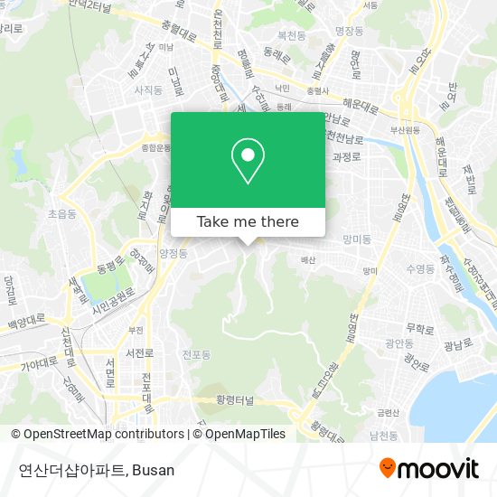 연산더샵아파트 map