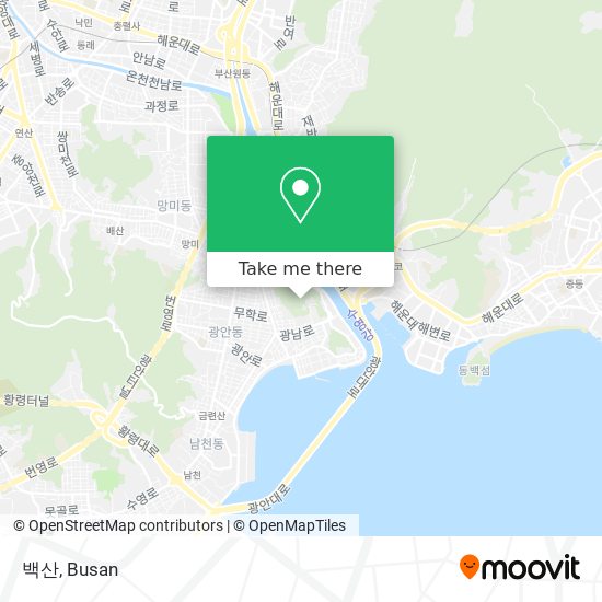 백산 map