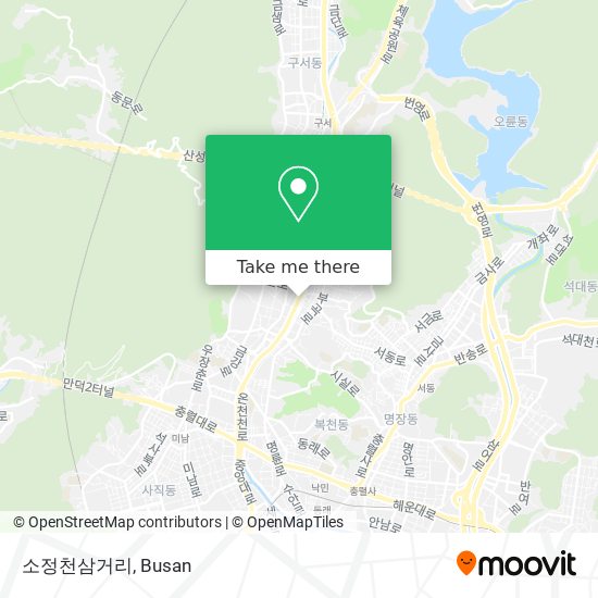 소정천삼거리 map