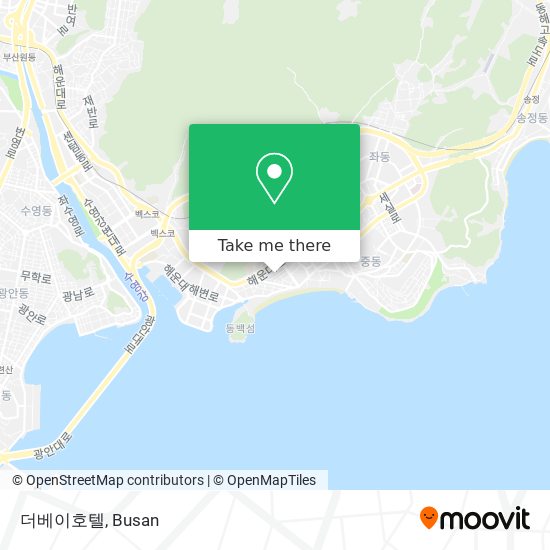 더베이호텔 map