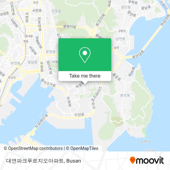 대연파크푸르지오아파트 map