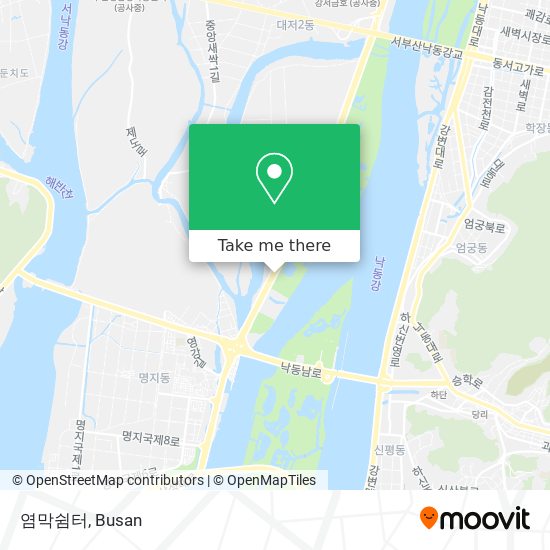 염막쉼터 map