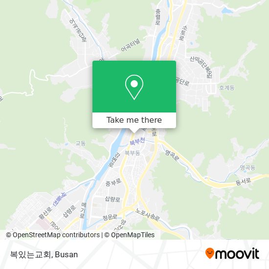 복있는교회 map