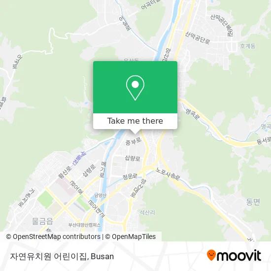 자연유치원 어린이집 map