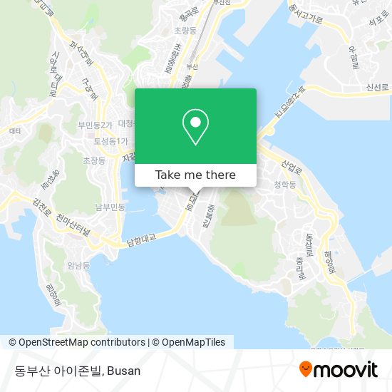 동부산 아이존빌 map