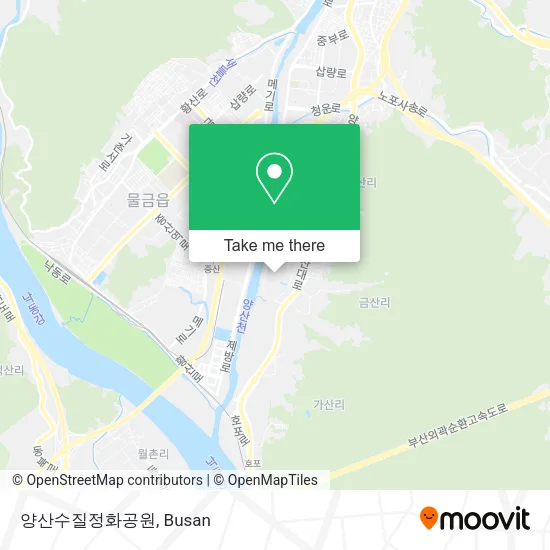 양산수질정화공원 map