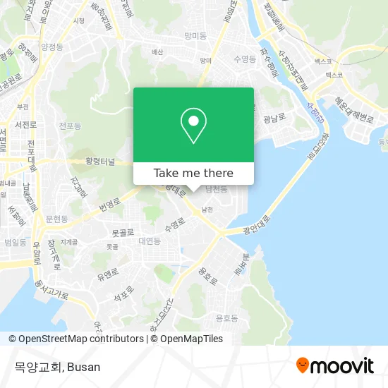 목양교회 map