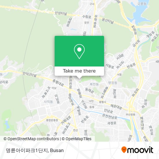 명륜아이파크1단지 map