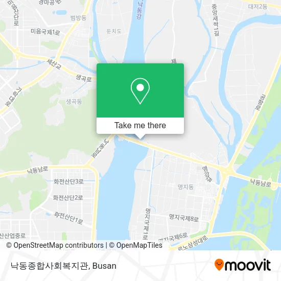 낙동종합사회복지관 map