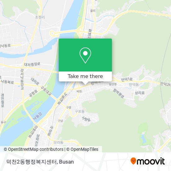 덕천2동행정복지센터 map