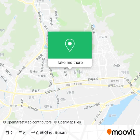 천주교부산교구김해성당 map