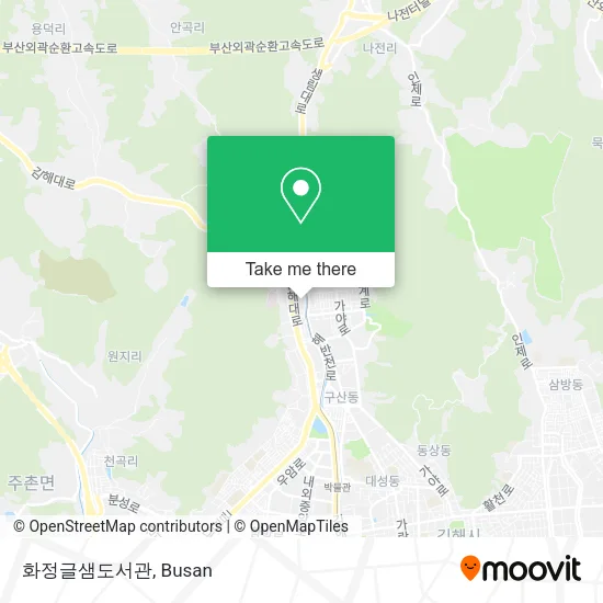 화정글샘도서관 map