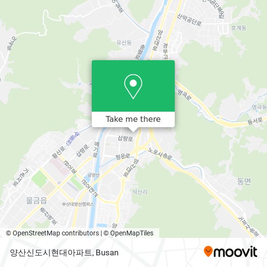 양산신도시현대아파트 map