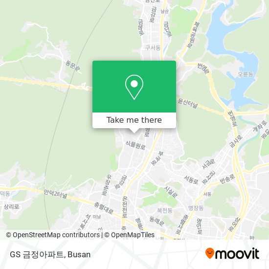 GS 금정아파트 map