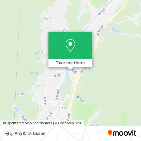 웅상초등학교 map