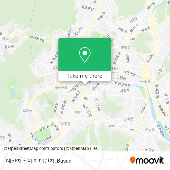 대산자동차 매매단지 map