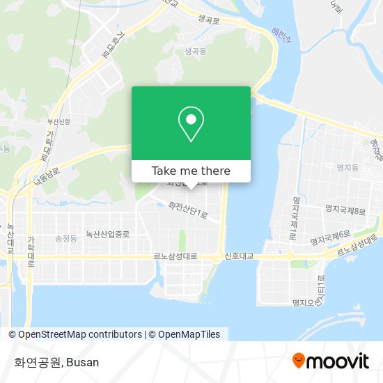 화연공원 map