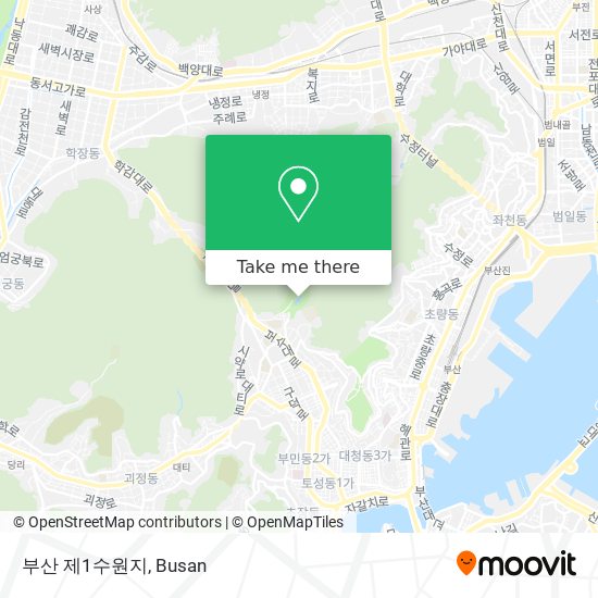 부산 제1수원지 map