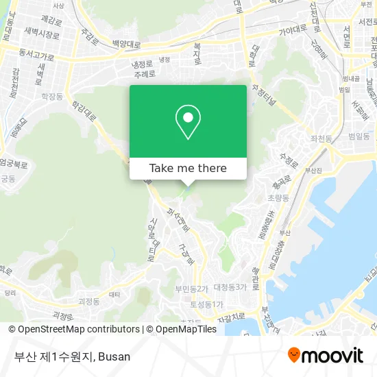 부산 제1수원지 map