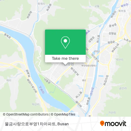 물금사랑으로부영1차아파트 map