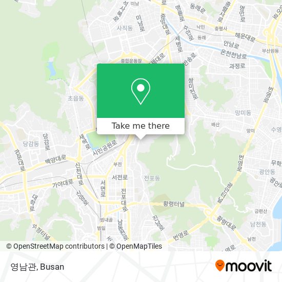 영남관 map