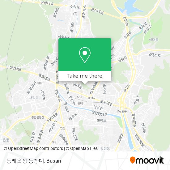 동래읍성 동장대 map