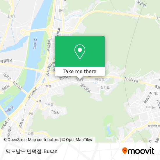 맥도날드 만덕점 map
