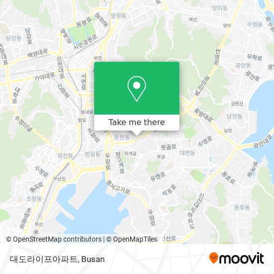 대도라이프아파트 map