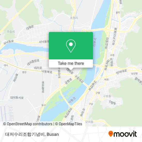 대저수리조합기념비 map