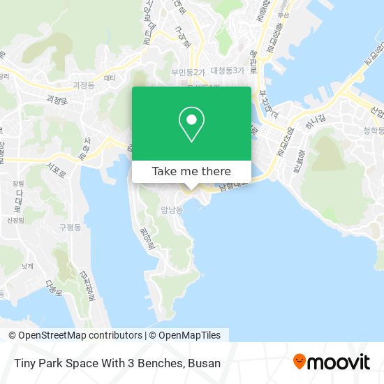 Tiny Park Space With 3 Benches map