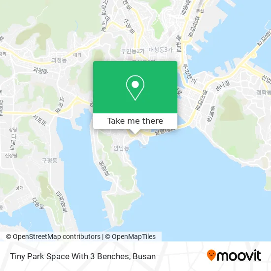 Tiny Park Space With 3 Benches map