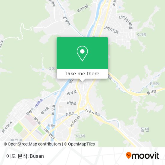 이모 분식 map