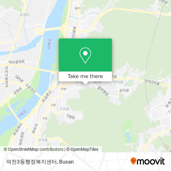 덕천3동행정복지센터 map