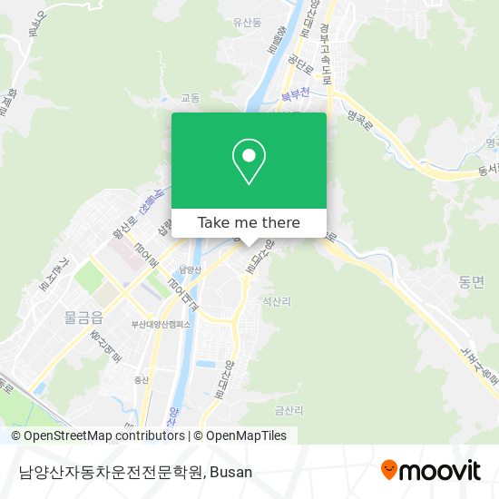 남양산자동차운전전문학원 map