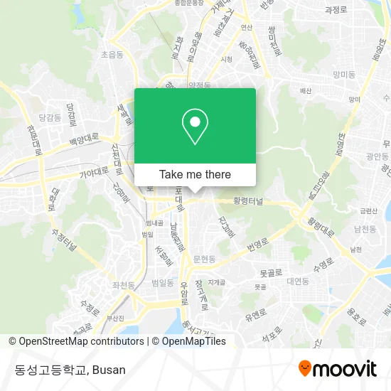 동성고등학교 map