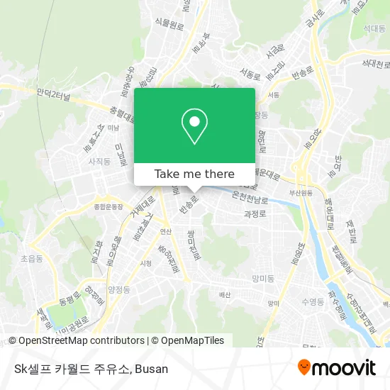 Sk셀프 카월드 주유소 map