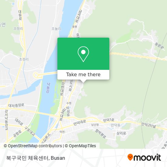 북구국민 체육센터 map
