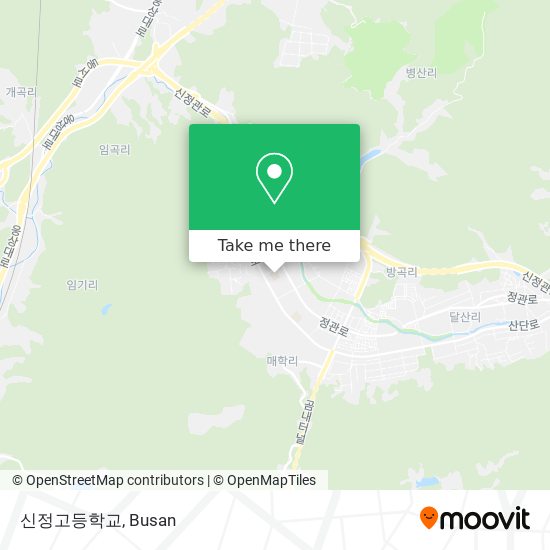 신정고등학교 map