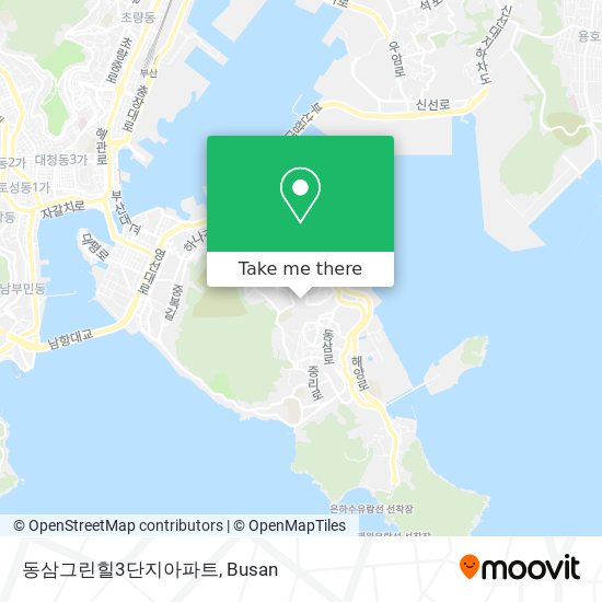 동삼그린힐3단지아파트 map